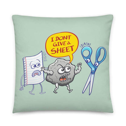 Rock doesn't give a sheet to the scissors Basic Pillow-Basic pillows