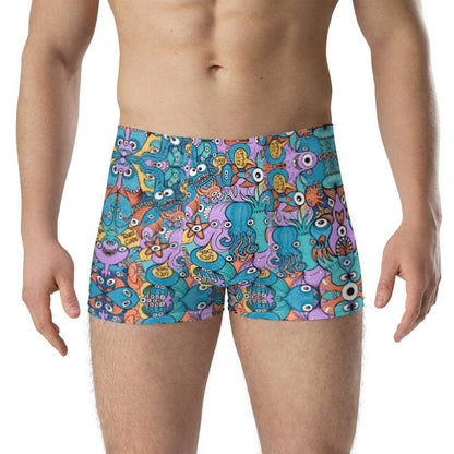 Wake up, time to take care of our sea Boxer Briefs-Boxer briefs