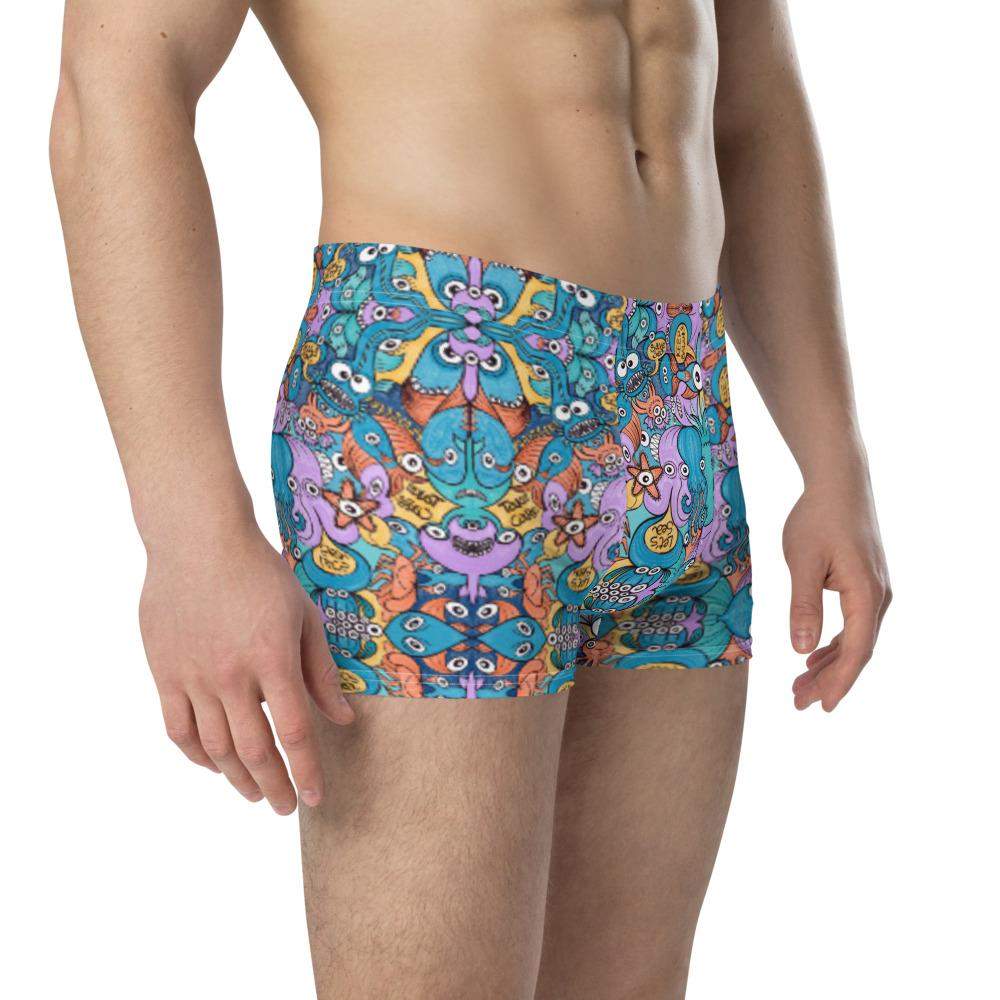 Wake up, time to take care of our sea Boxer Briefs-Boxer briefs