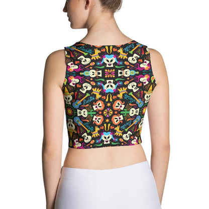 Day of the dead Mexican holiday Crop Top-Crop Tops