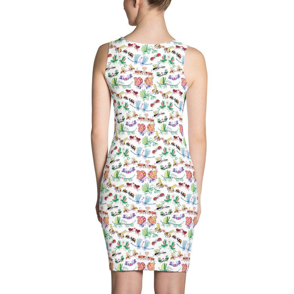 Cool insects madly in love Sublimation Cut & Sew Dress-Sublimation cut & sew dresses