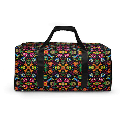 Mexican wrestling colorful party Duffle bag-Duffle bags