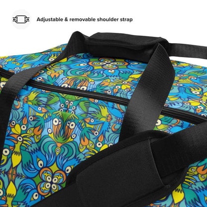 Exotic birds tropical pattern Duffle bag-Duffle bags