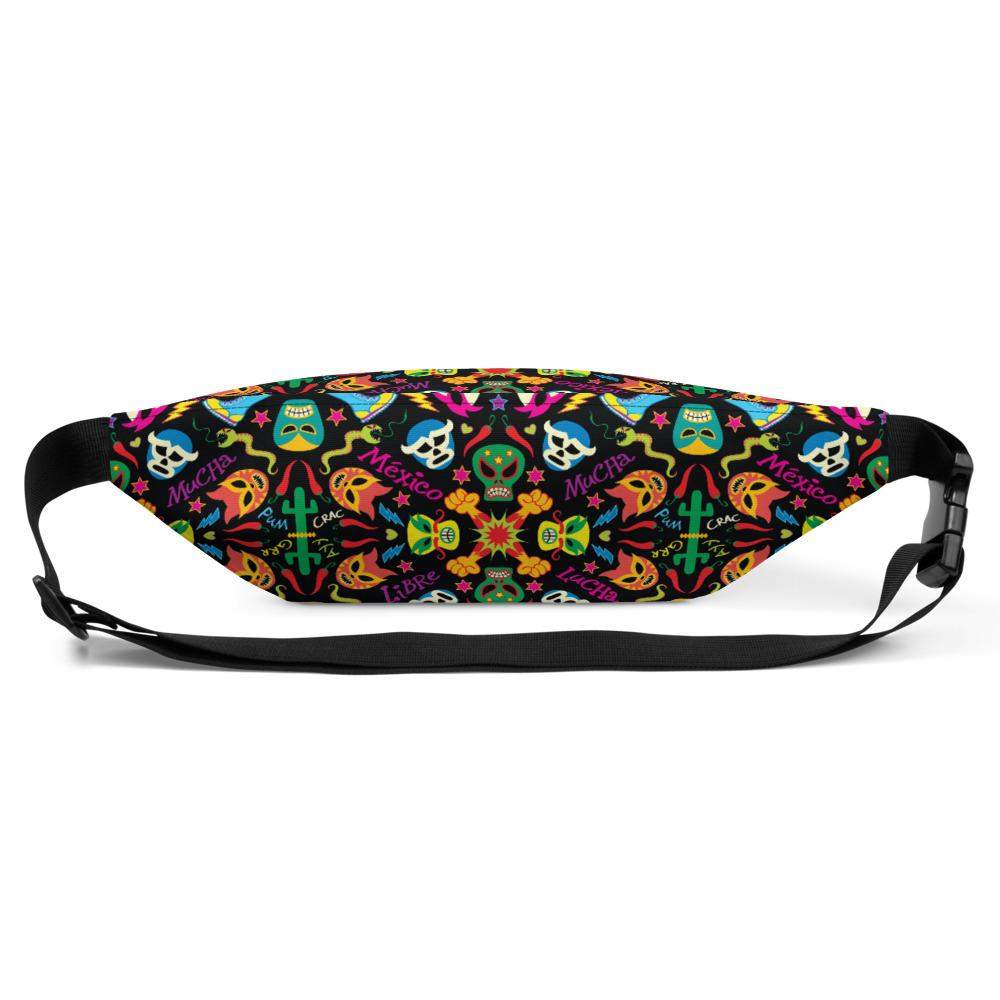 Mexican wrestling colorful party Fanny Pack-Fanny packs