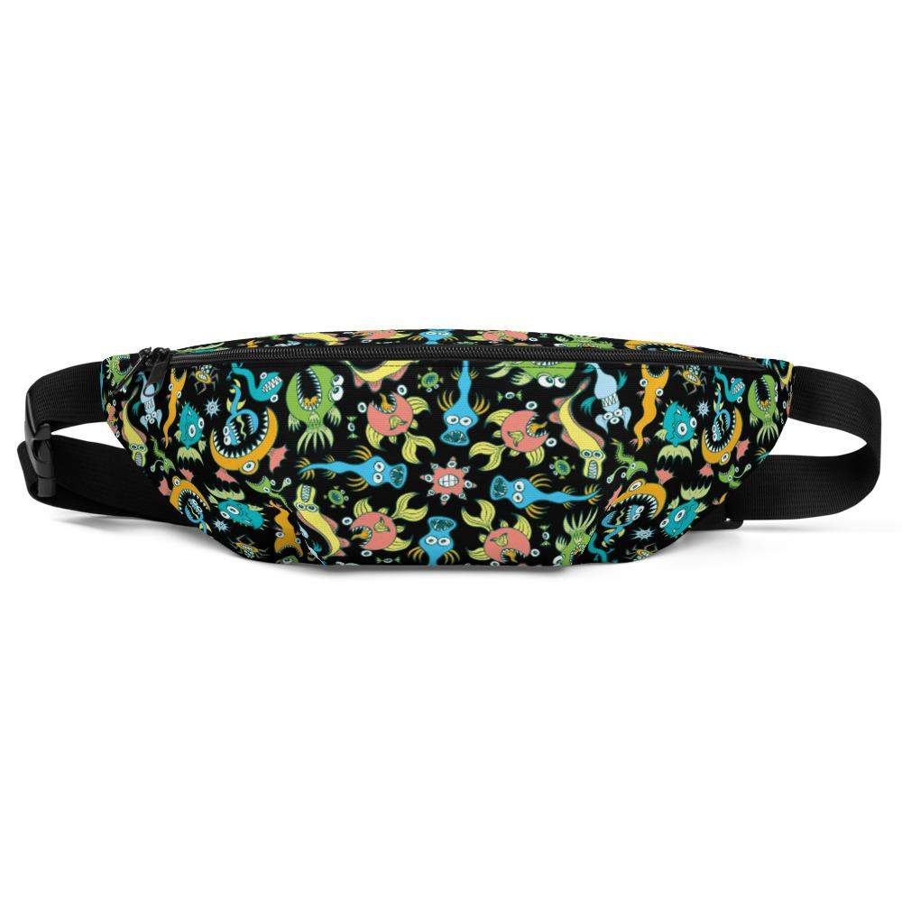 Sea creatures pattern design Fanny Pack-Fanny packs