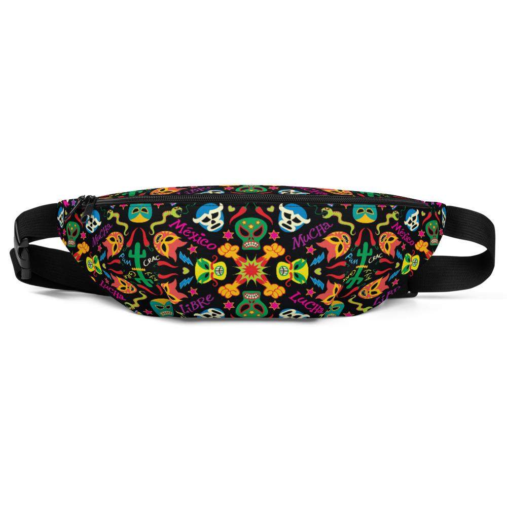 Mexican wrestling colorful party Fanny Pack-Fanny packs