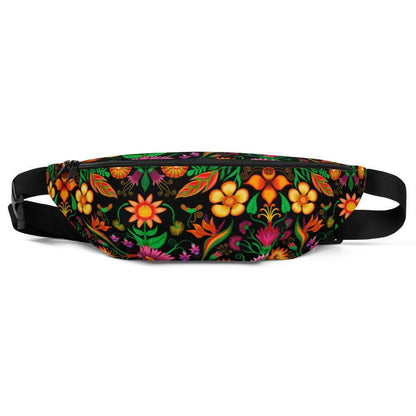 Wild flowers in a luxuriant jungle Fanny Pack-Fanny packs