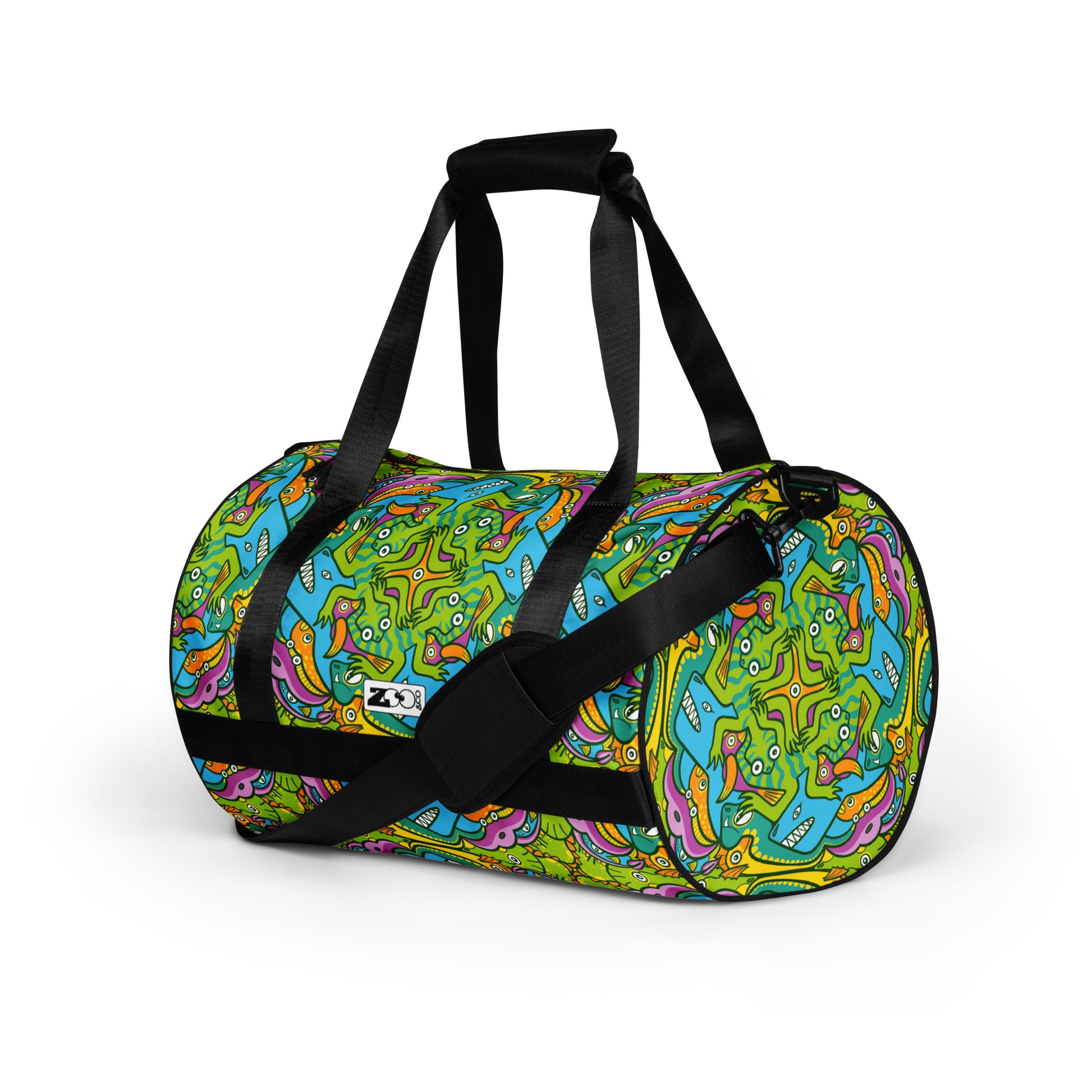 To keep calm and doodle is more than just doodling All-over print gym bag. Overview