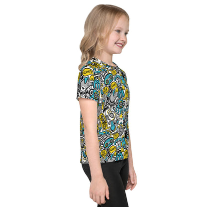 Discover a whole Doodle world in Lost city Kids crew neck t-shirt. Lifestyle