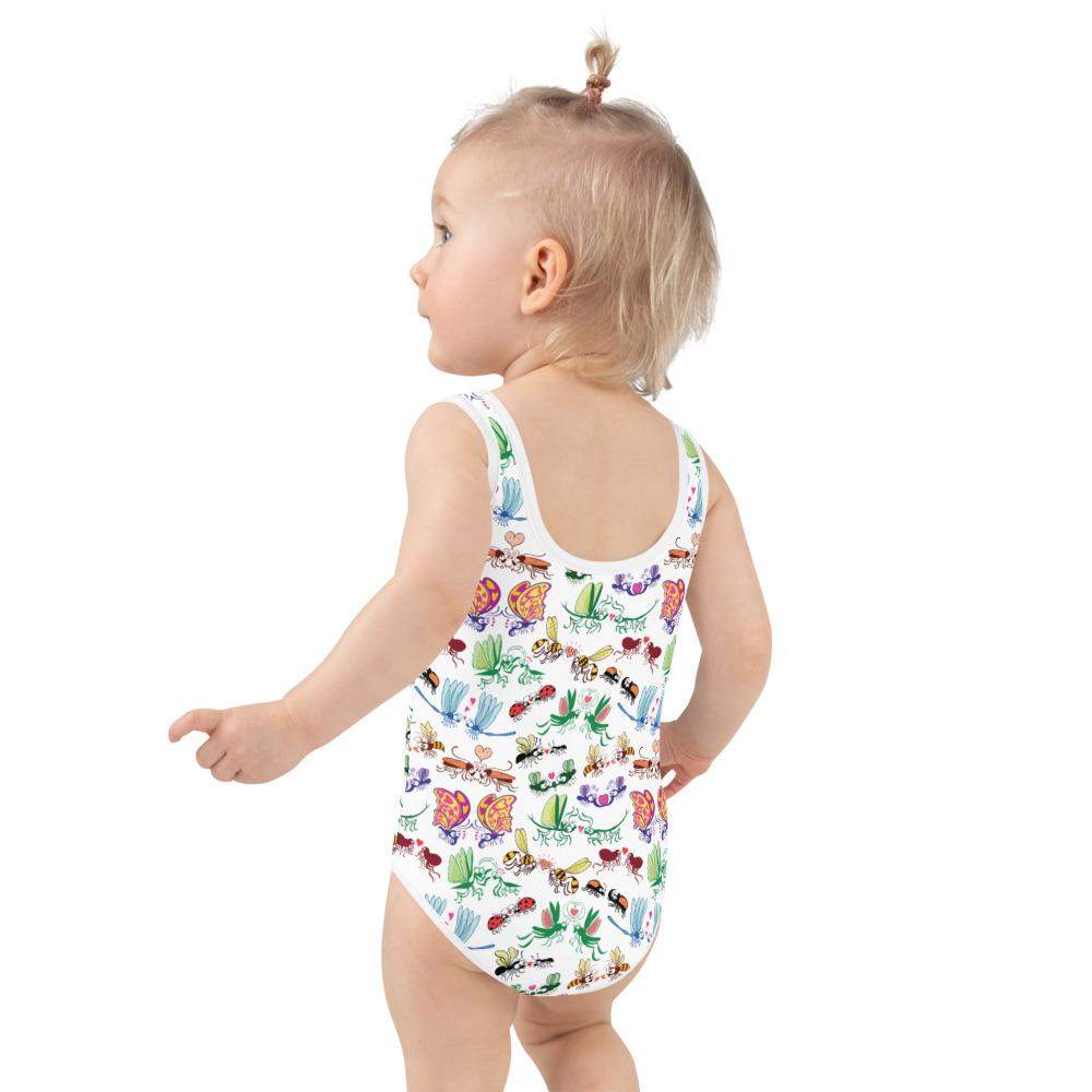 Cool insects madly in love All-Over Print Kids Swimsuit-Kids swimsuits