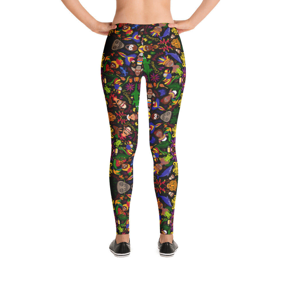 Colombia, the charm of a magical country Leggings. Back view