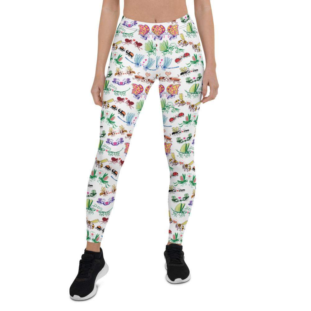Cool insects madly in love Leggings-Leggings