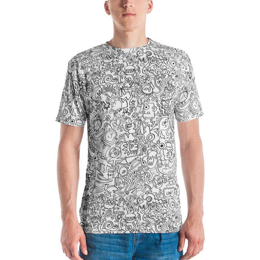 Impossible to stop doodling Men's T-shirt-All-over print T-Shirts