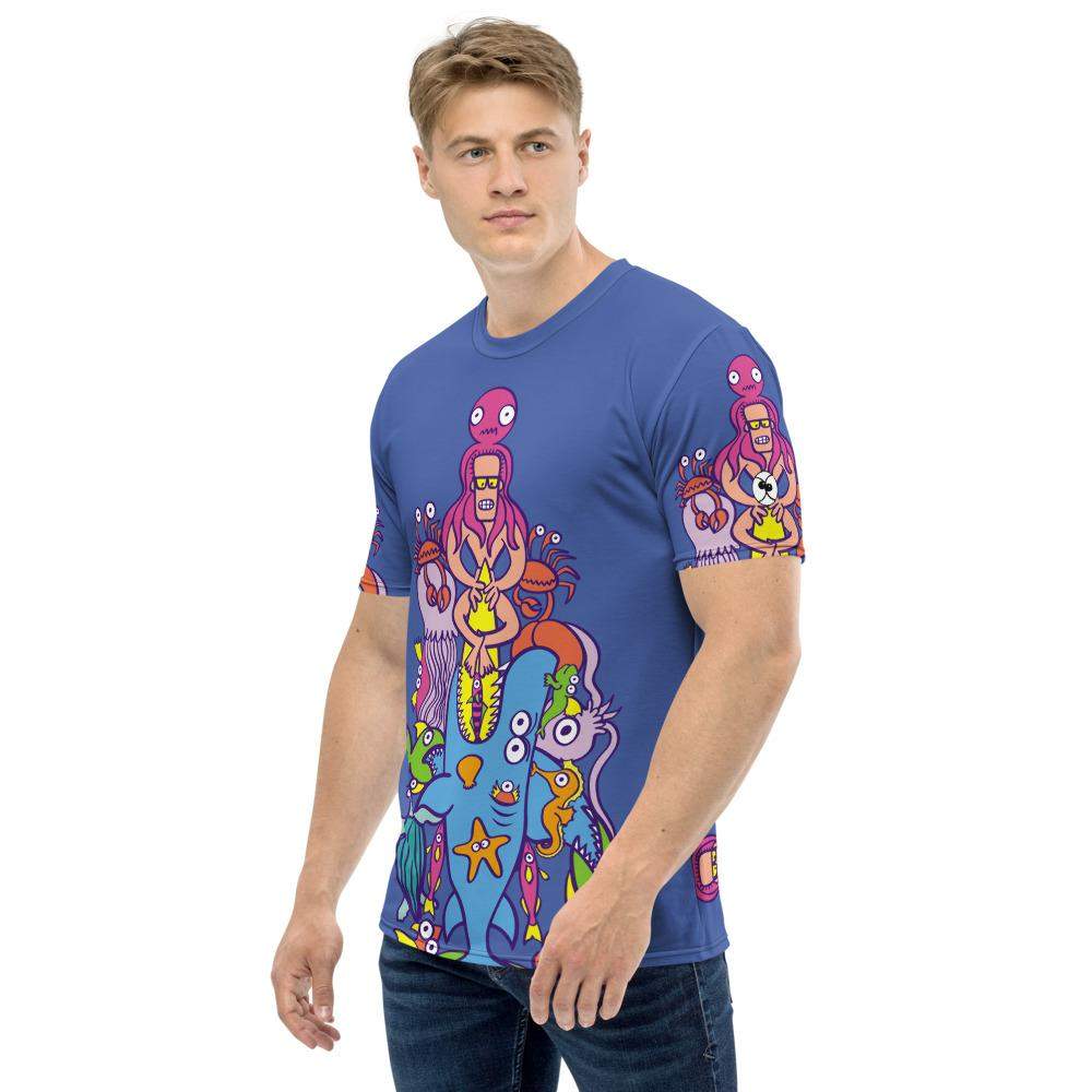 Surfing is a true extreme sport Men's T-shirt-All-over print T-Shirts
