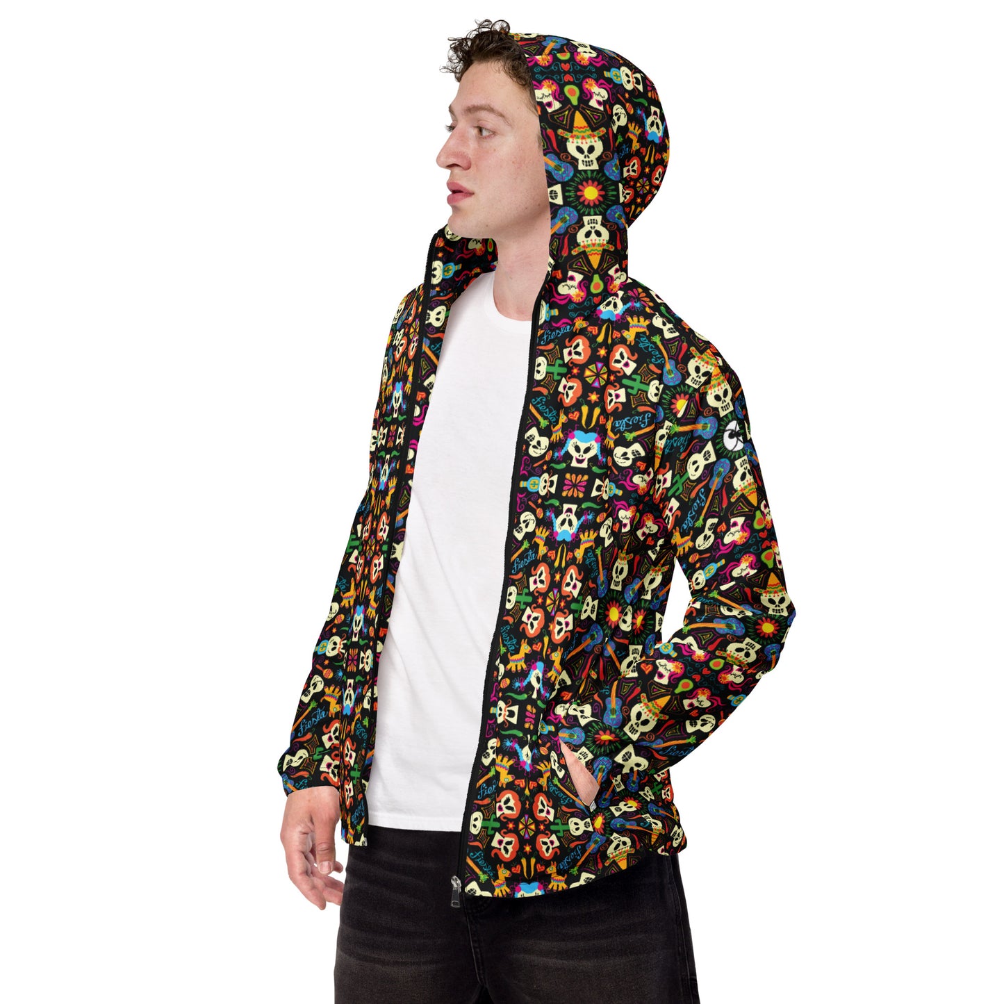 Day of the dead Mexican holiday Men’s windbreaker. Life style