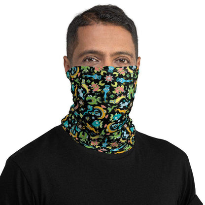 Sea creatures pattern design Neck Gaiter-Neck gaiters