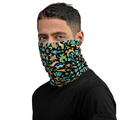 Sea creatures pattern design Neck Gaiter-Neck gaiters