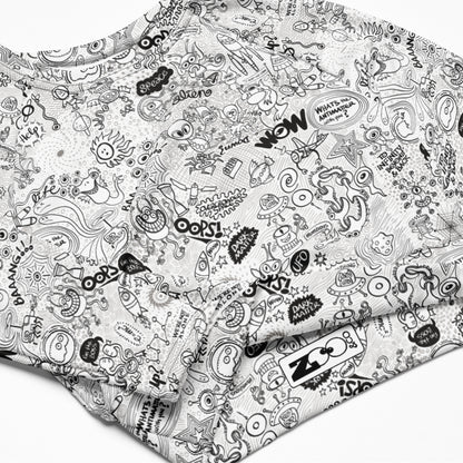 Celebrating the most Comprehensive Doodle art of the Universe Recycled long-sleeve crop top. Product details