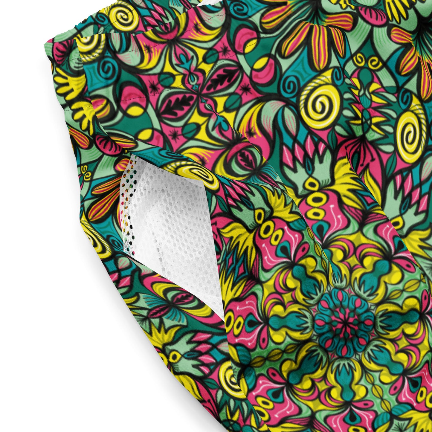 Exploring Jungle Oddities: Inspiration from the Fascinating Wildflowers of the Tropics. Men's swim trunks. Product details