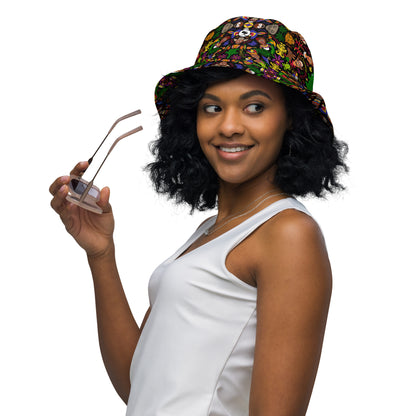 Colombia, the charm of a magical country Reversible bucket hat. Lifestyle