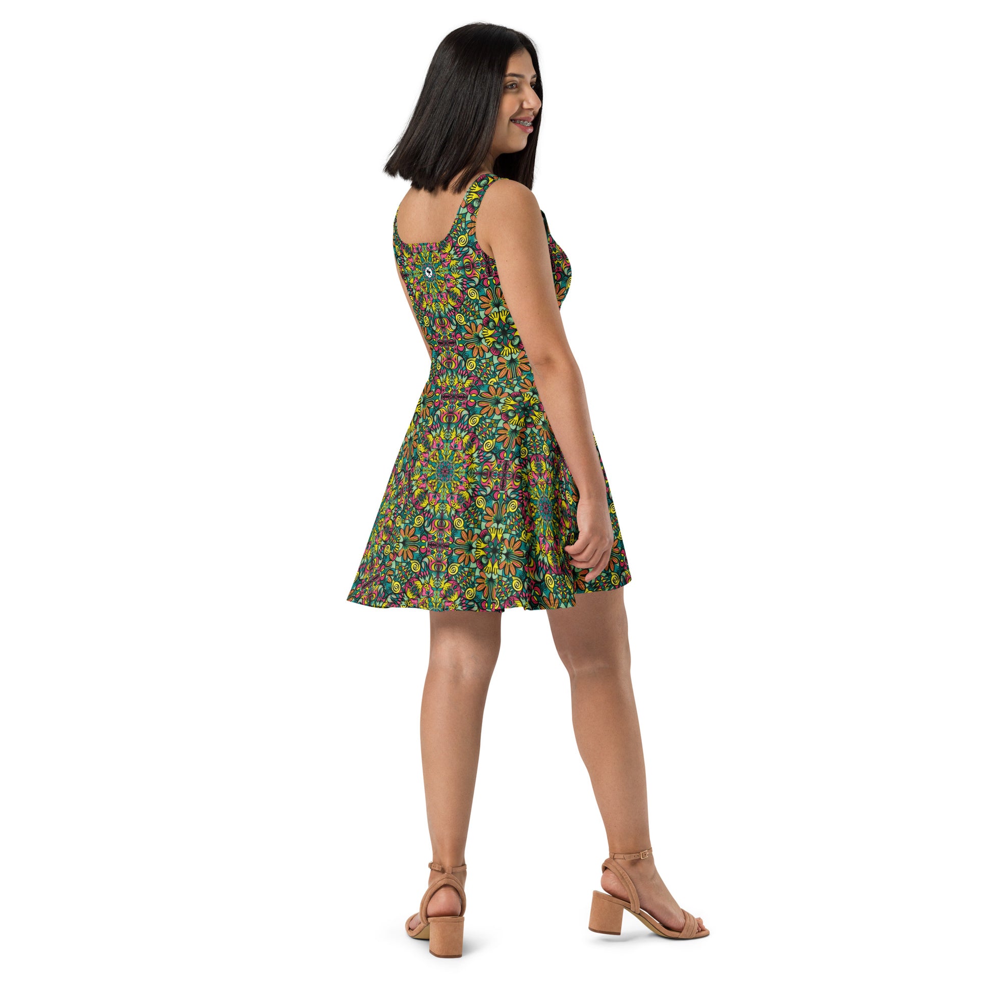 Exploring Jungle Oddities: Inspiration from the Fascinating Wildflowers of the Tropics. Skater Dress. Lifestyle