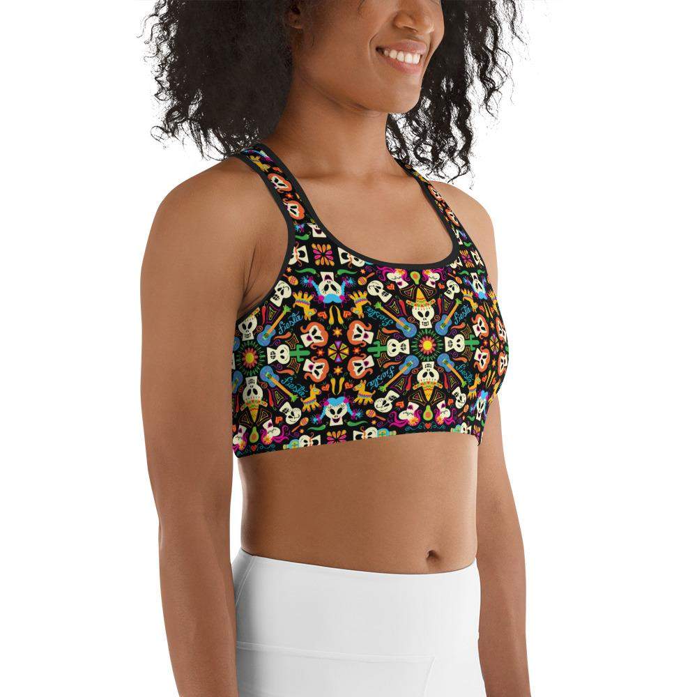 Day of the dead Mexican holiday Sports bra-Sports bras