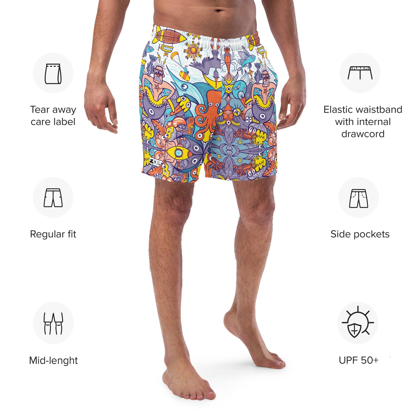 Ready for adventure this summer? Men's swim trunks. Specifications