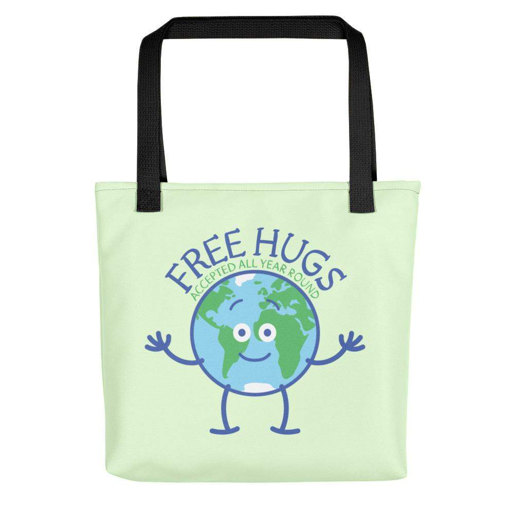 Planet Earth accepts free hugs all year round Tote bag-Tote bags