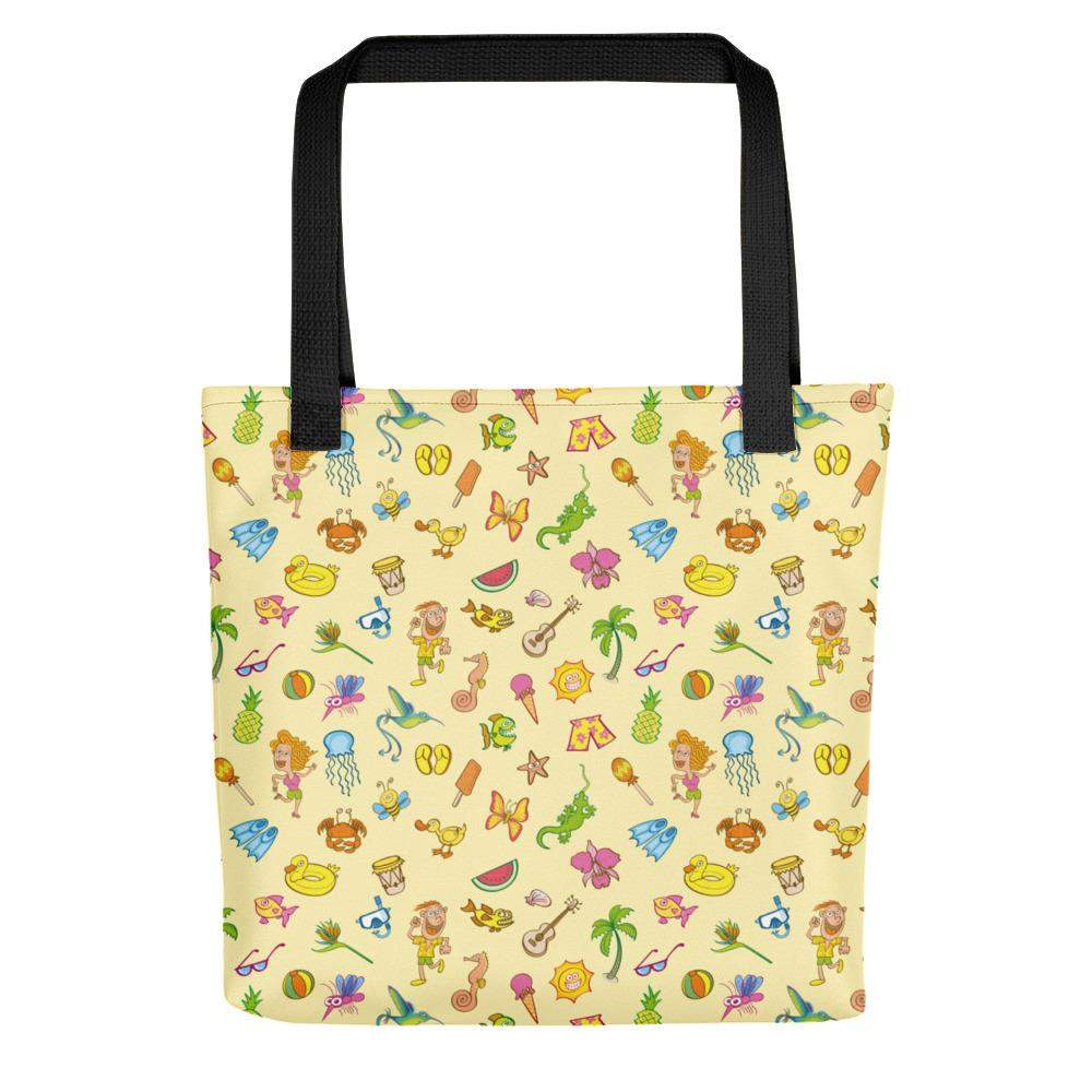 Enjoy happy summer pattern design Tote bag-Tote bags