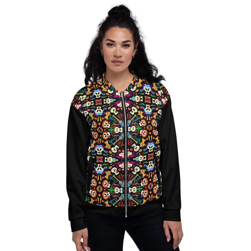 Day of the dead Mexican holiday Unisex Bomber Jacket-Unisex bomber jackets