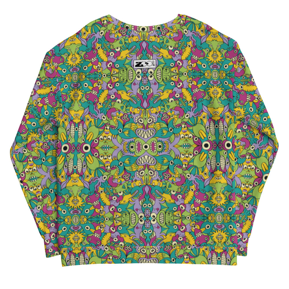 It’s life but not as we know it pattern design Unisex Sweatshirt. Back view