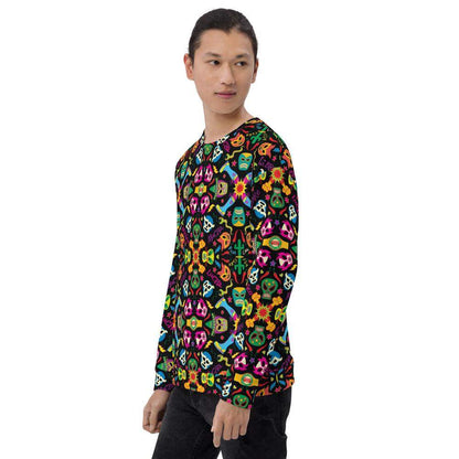 Mexican wrestling colorful party Unisex Sweatshirt-Unisex sweatshirts