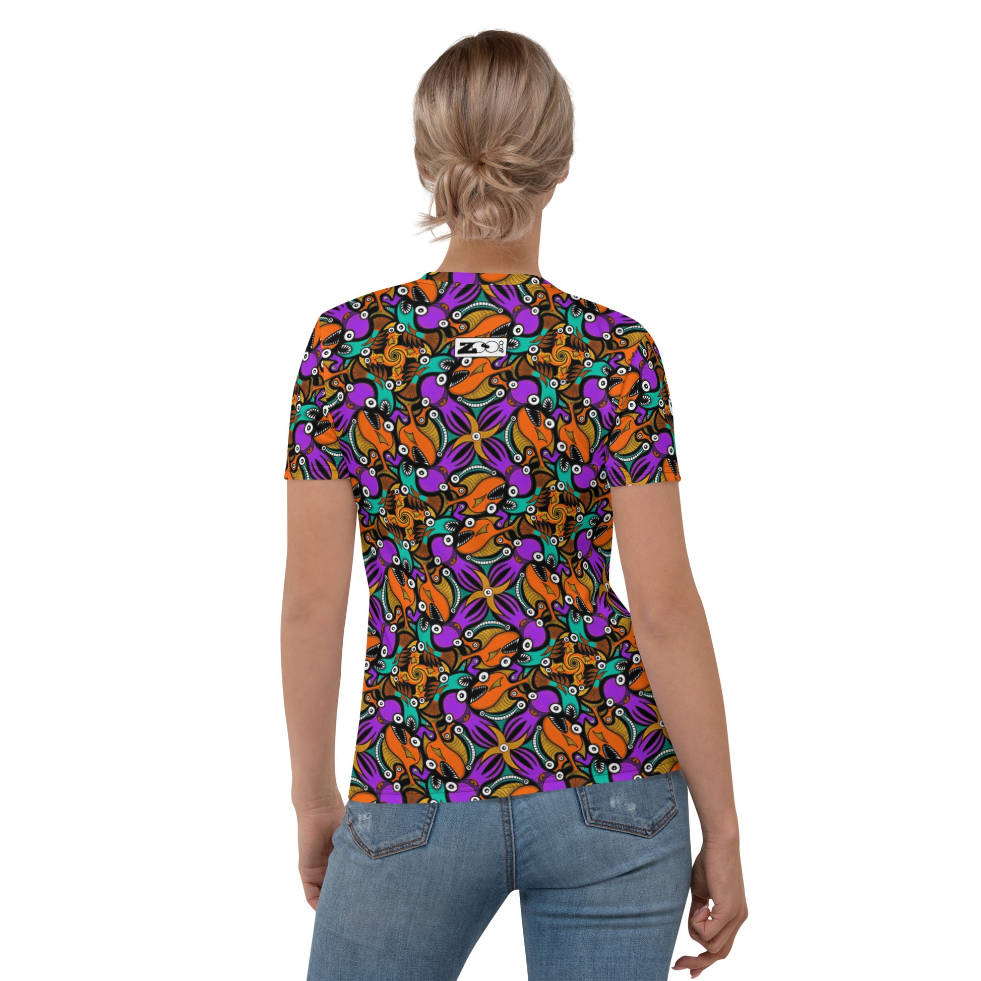 Mesmerizing creatures straight from the deep ocean Women's T-shirt. Back view