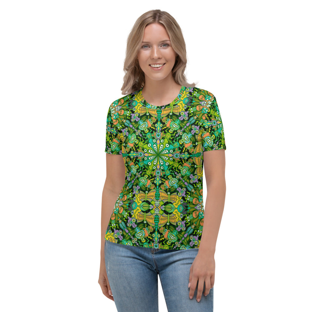 Only for true insects lovers pattern design Women's T-shirt. Front view