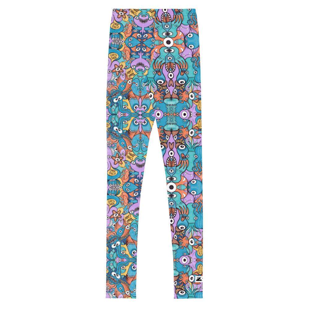 Wake up, time to take care of our sea Youth Leggings-Youth Leggings