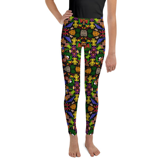 Colombia, the charm of a magical country All over print Youth Leggings. Front view