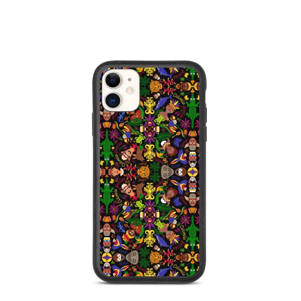 Colombia, the charm of a magical country Biodegradable phone case. iPhone 11