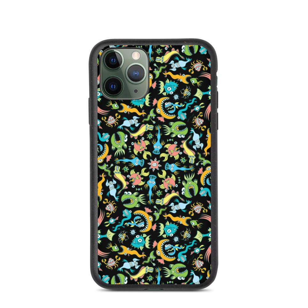 Sea creatures pattern design Biodegradable phone case-Biodegradable iPhone cases