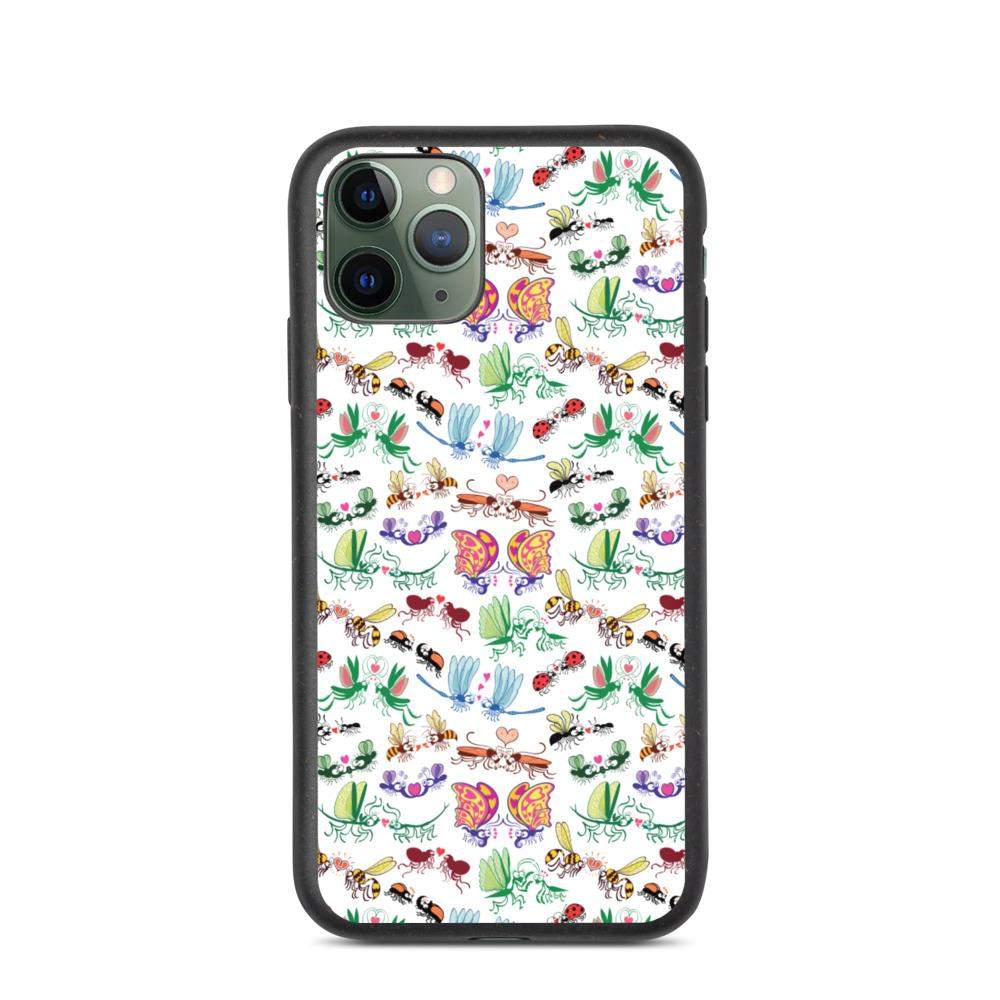 Cool insects madly in love Biodegradable phone case-Biodegradable iPhone cases