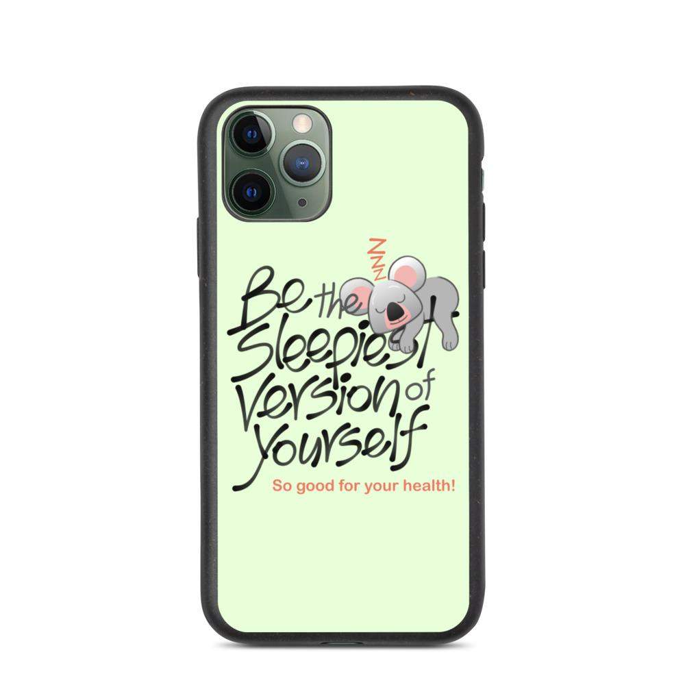 Be the sleepiest version of yourself Biodegradable phone case-Biodegradable iPhone cases