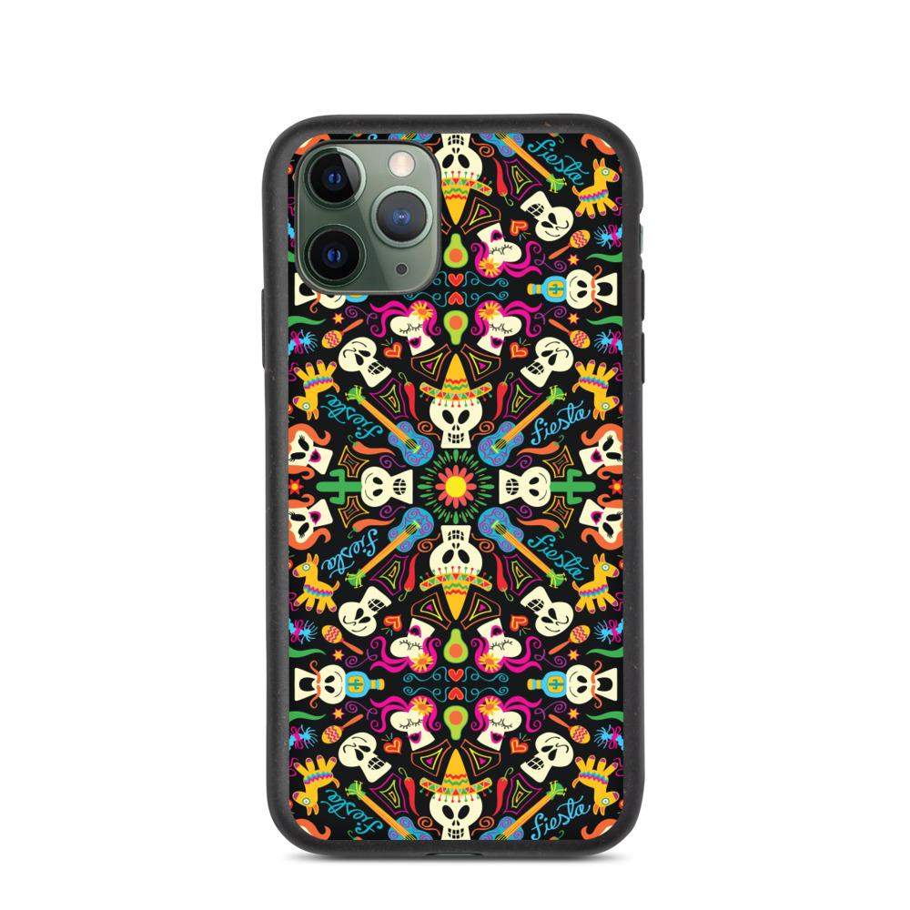 Day of the dead Mexican holiday Biodegradable phone case-Biodegradable iPhone cases