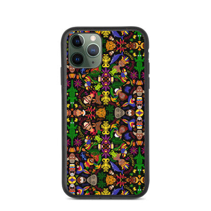 Colombia, the charm of a magical country Biodegradable phone case. iPhone 11 pro
