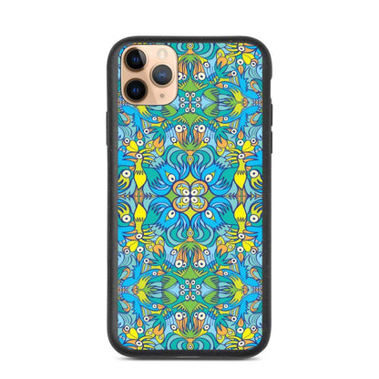 Exotic birds tropical pattern Biodegradable phone case-Biodegradable iPhone cases