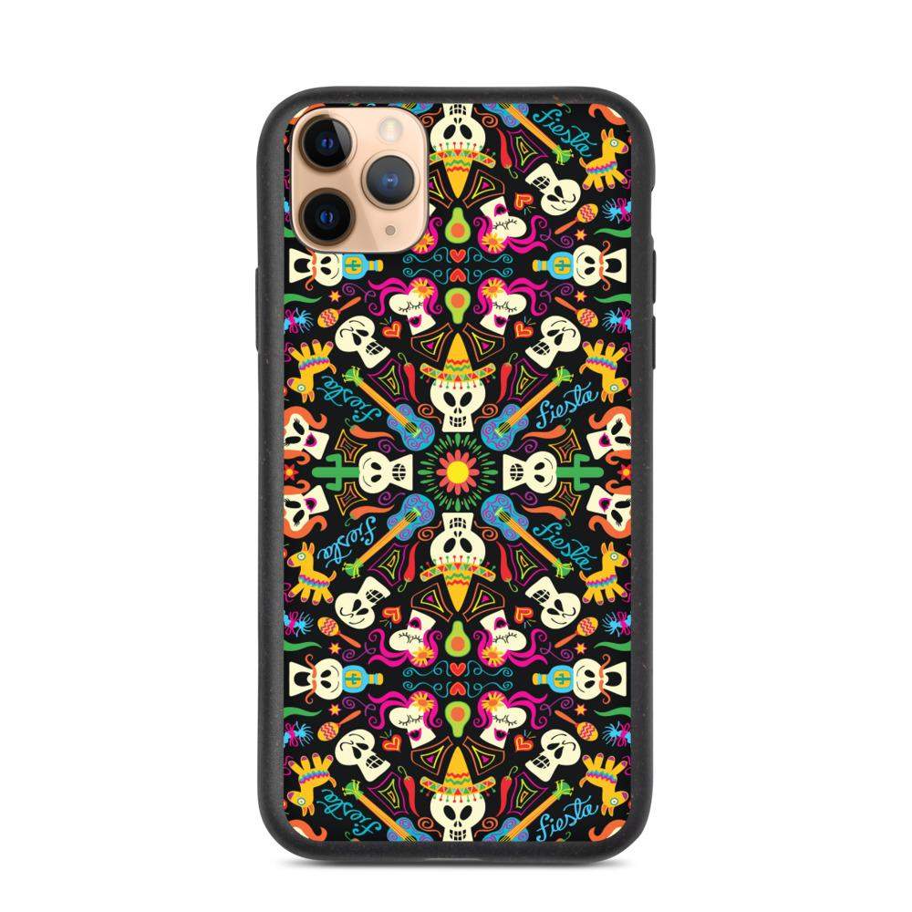 Day of the dead Mexican holiday Biodegradable phone case-Biodegradable iPhone cases