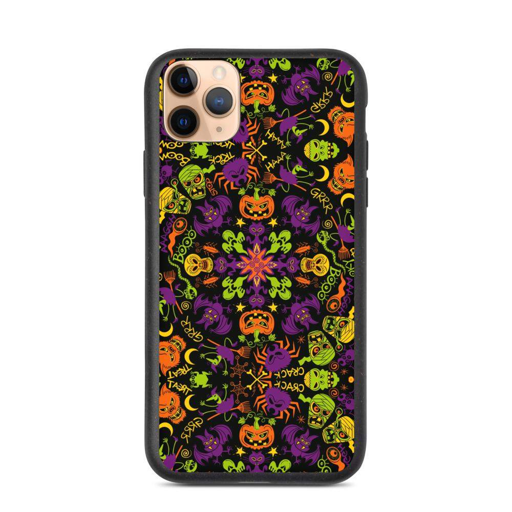 All Halloween stars in a creepy pattern design Biodegradable phone case-Biodegradable iPhone cases