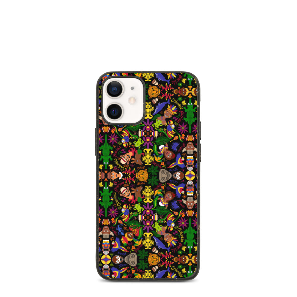 Colombia, the charm of a magical country Biodegradable phone case. iPhone 12 mini