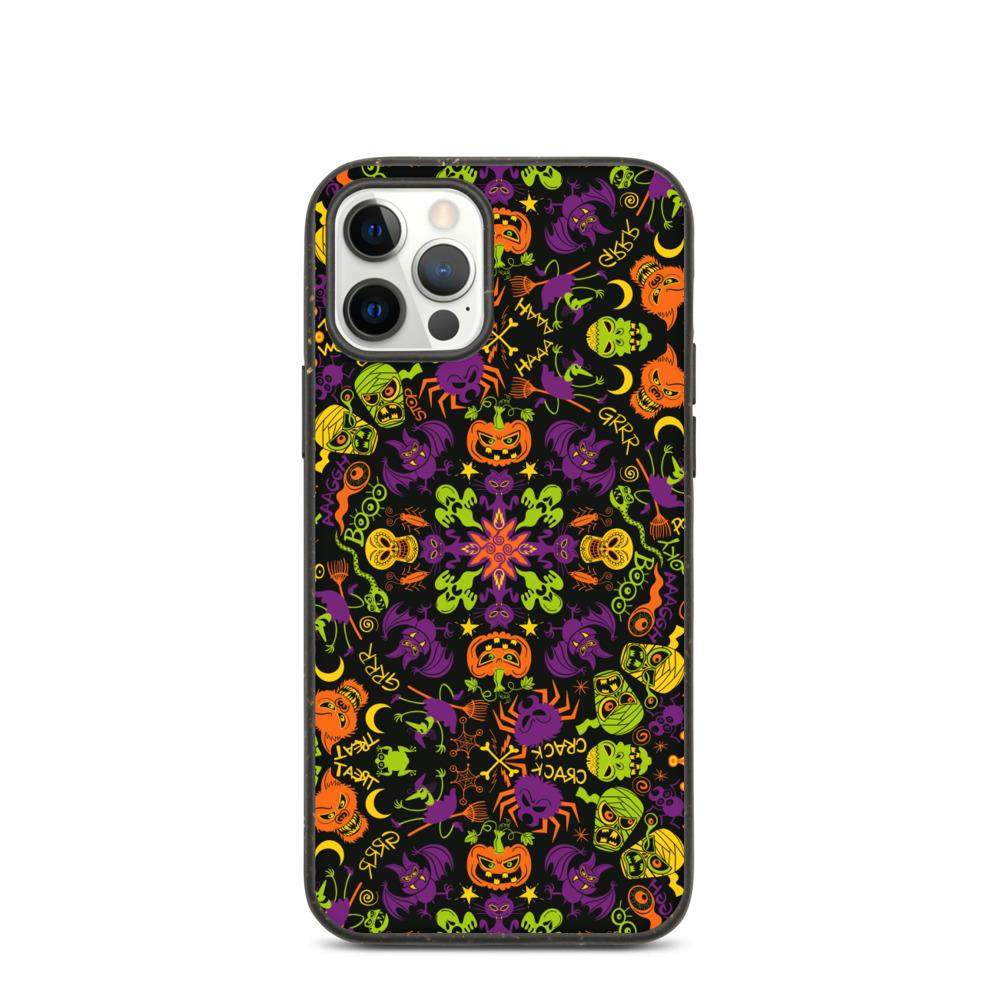 All Halloween stars in a creepy pattern design Biodegradable phone case-Biodegradable iPhone cases