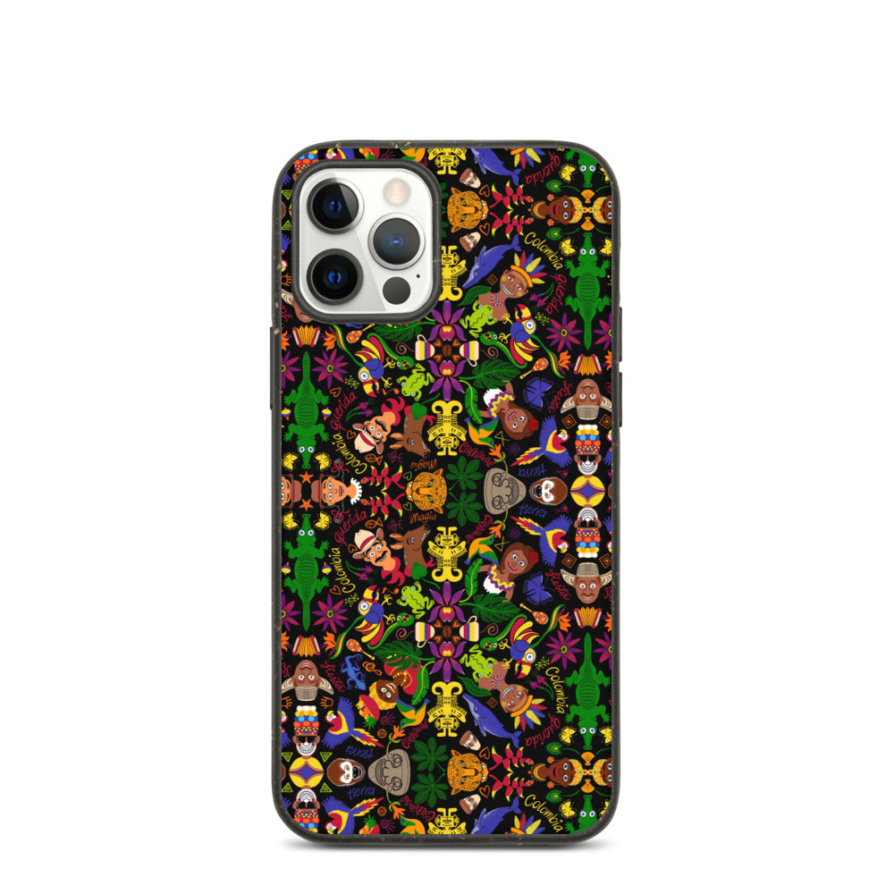 Colombia, the charm of a magical country Biodegradable phone case. iPhone 12 pro