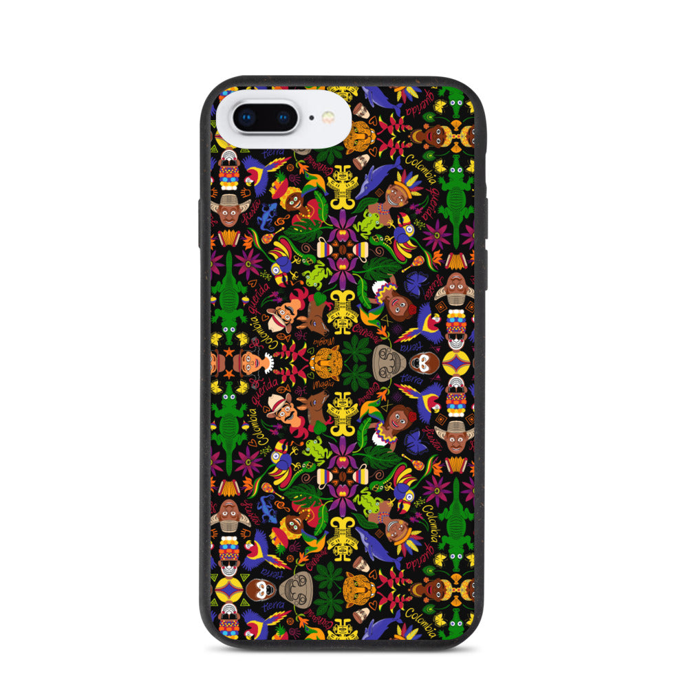 Colombia, the charm of a magical country Biodegradable phone case. iPhone 7 plus. iPhone 8 plus