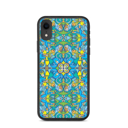 Exotic birds tropical pattern Biodegradable phone case-Biodegradable iPhone cases